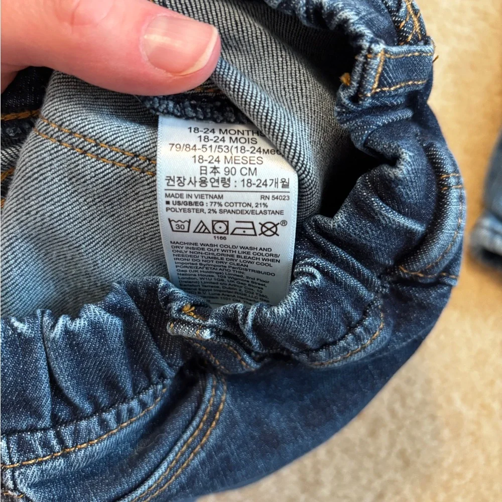 Toddler Denim Jeans Set Size 18-24 Months